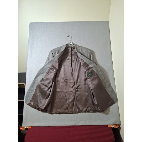 Lauren Ralph Lauren Men Glen Plaid Blazer 40R Sport Coat Silk Wool Union Made CA - Picture 15 of 15